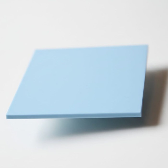 Plexi 3mm Błękitna Chmurka, format 500x300mm – wykończenie matowe satynowe
