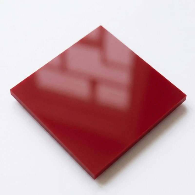 Plexi 3mm Głęboka Wiśnia, format 1000x500mm – wykończenie w wysokim połysku