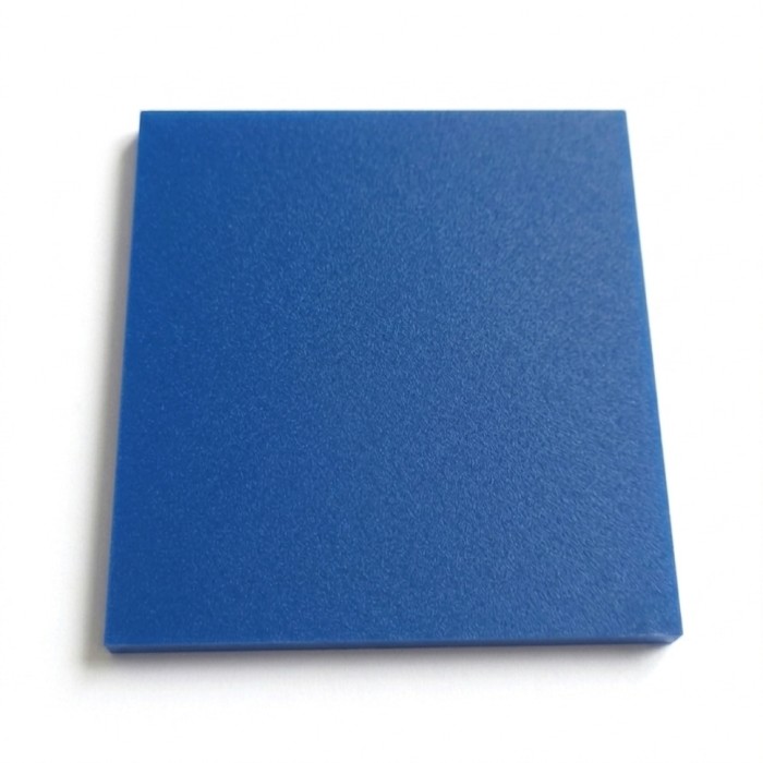 Plexi 3mm Kredkowy Niebieski, format 1000x500mm – wykończenie matowe satynowe