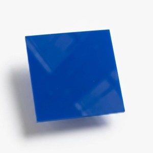 Plexi 3mm Kredkowy Niebieski, format 500x300mm – wykończenie w pełnym połysku