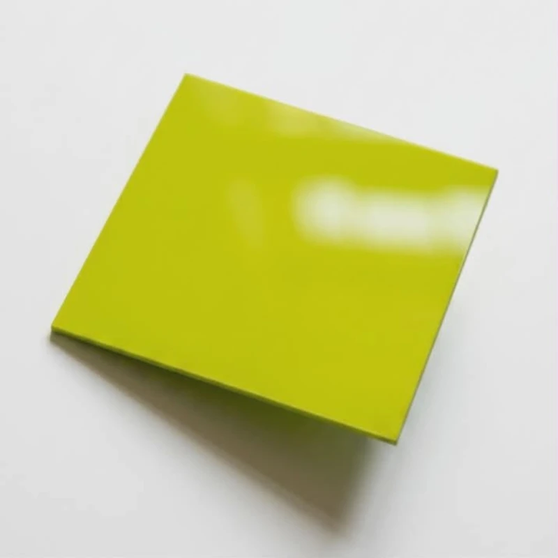 Plexi 3mm Limonkowy Shot, format 500x300mm – wykończenie w pełnym połysku