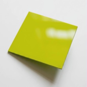 Plexi 3mm Limonkowy Shot, format 600x400mm – wykończenie w pełnym połysku