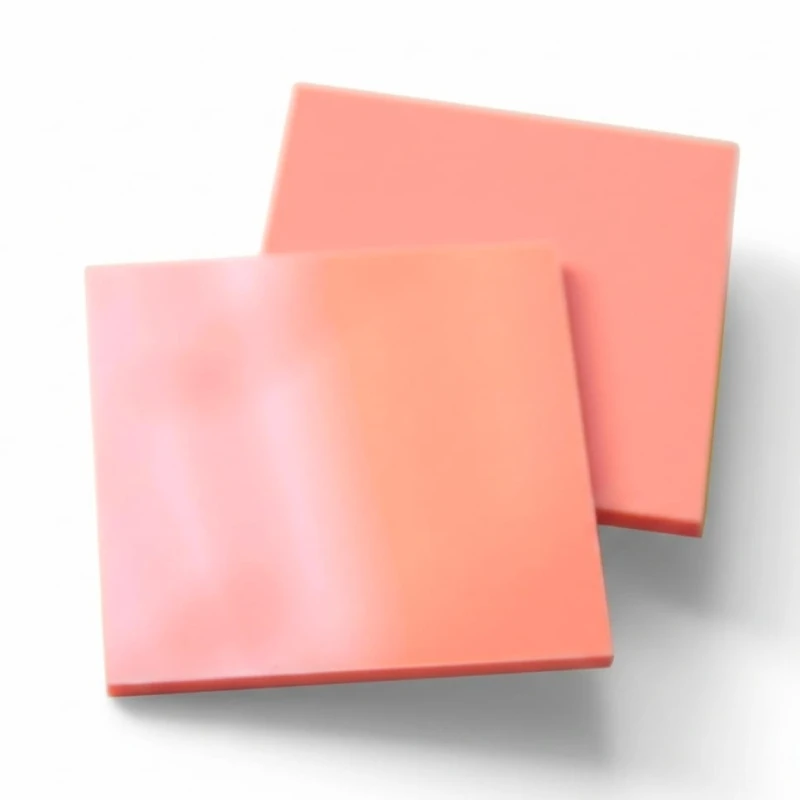 Tester plexi 3mm Malinowy Mus - porównanie mat i połysk - dwustronna formatka
