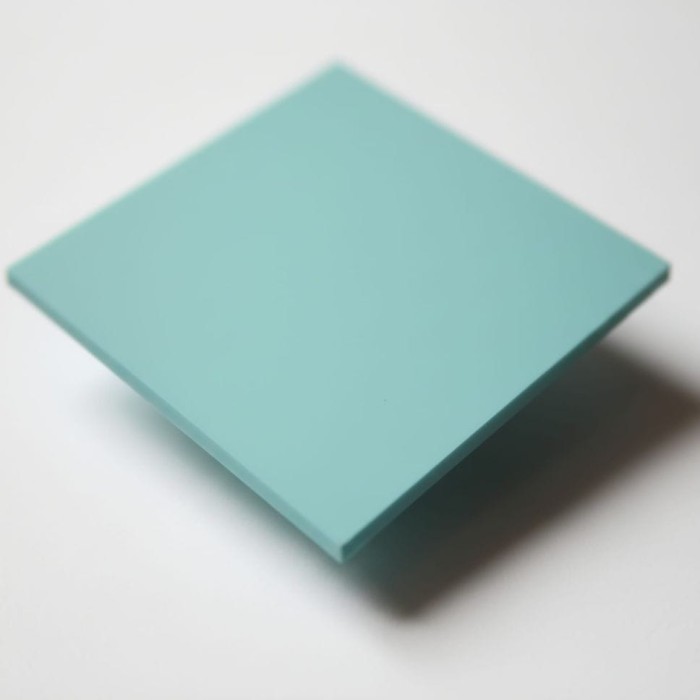Plexi 3mm PASTELOWA miętowa - strona matowa - tester