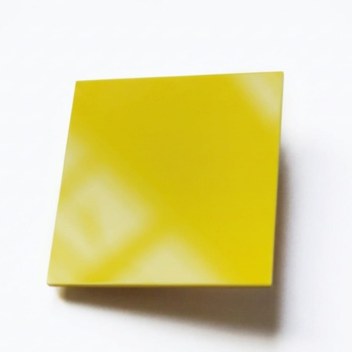Plexi 3mm Słoneczna Lemoniada - strona w połysku - tester