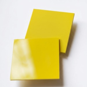 Tester plexi 3mm Słoneczna Lemoniada - porównanie mat i połysk - dwustronna formatka
