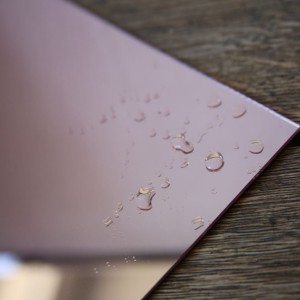 Lustro akrylowe gold rose - próbka materiału