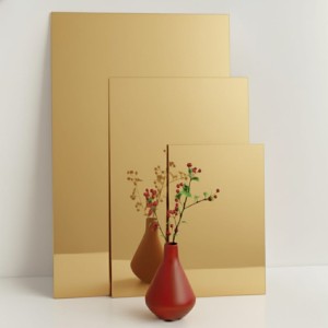 Złota formatka 900x600mm plexi lustro VINTAGE 3mm