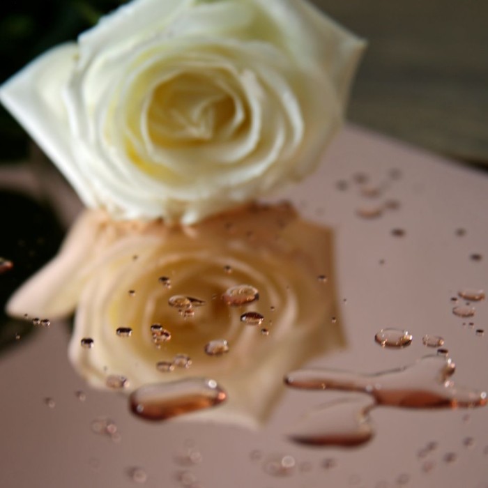 Plexi lustro gold rose 1mm, format 300x200mm - widok główny