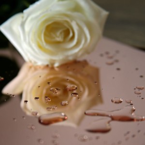 Plexi lustro gold rose 1,9mm, format 400x300mm - widok główny