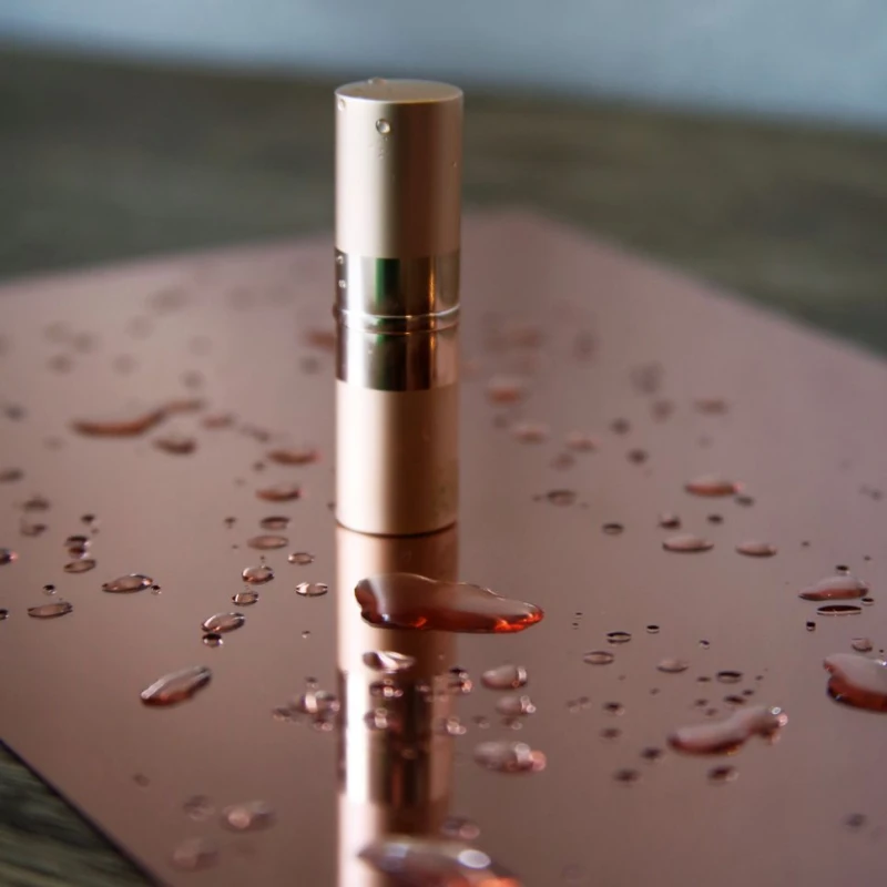 Plexi lustro gold rose 1,9mm, format 600x400mm - odbicie