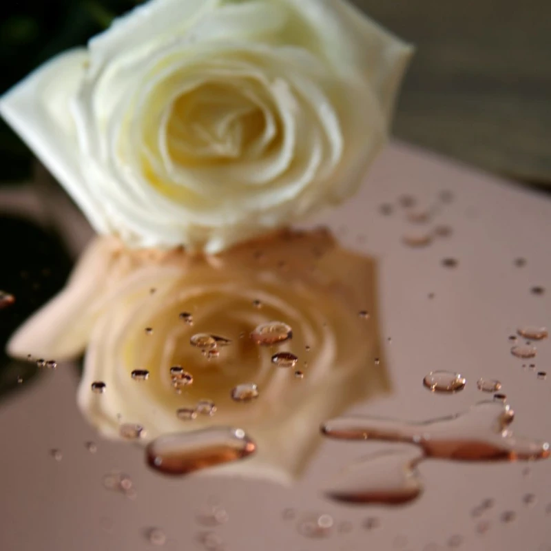 Plexi lustro gold rose 1,9mm, format 700x500mm - widok główny