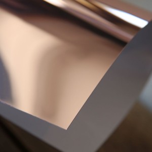 Plexi lustro gold rose samoprzylepne, formatka 600x400mm